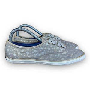 Keds Champion Star Print Sneakers WF44953M Low Top Metallic Gold Women 7.5M